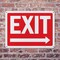 Signmission Exit Sign, Plastic, 14 in W, 10 in H, Exit Right OS-2PACK-MISC-P-1014-L-19486 - alternate 4